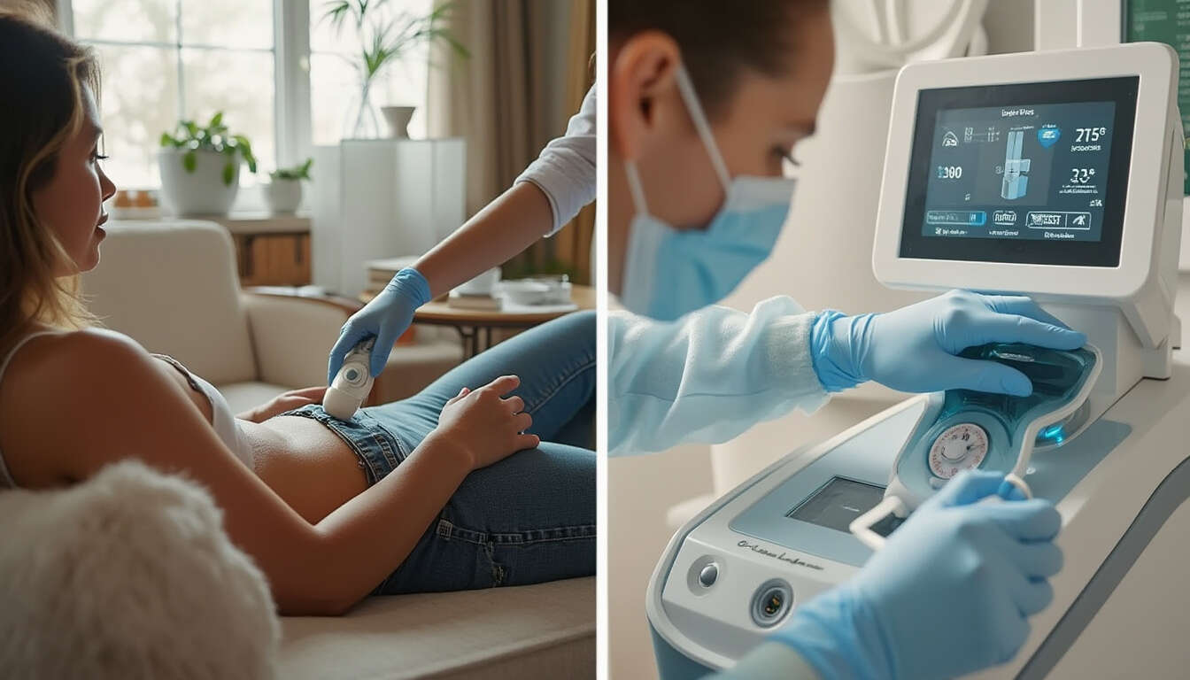 Diferencias entre criolipólisis casera y profesional: ¿Cuál es más efectiva ?