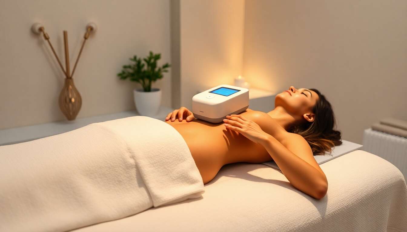 Déroulement typique d'une séance de cryolipolyse