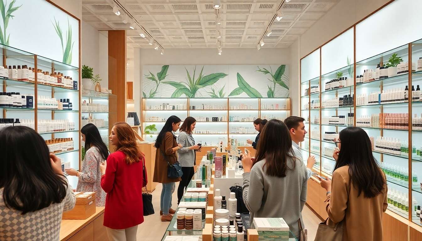 Adaptation du marché cosmétique aux tendances émergentes