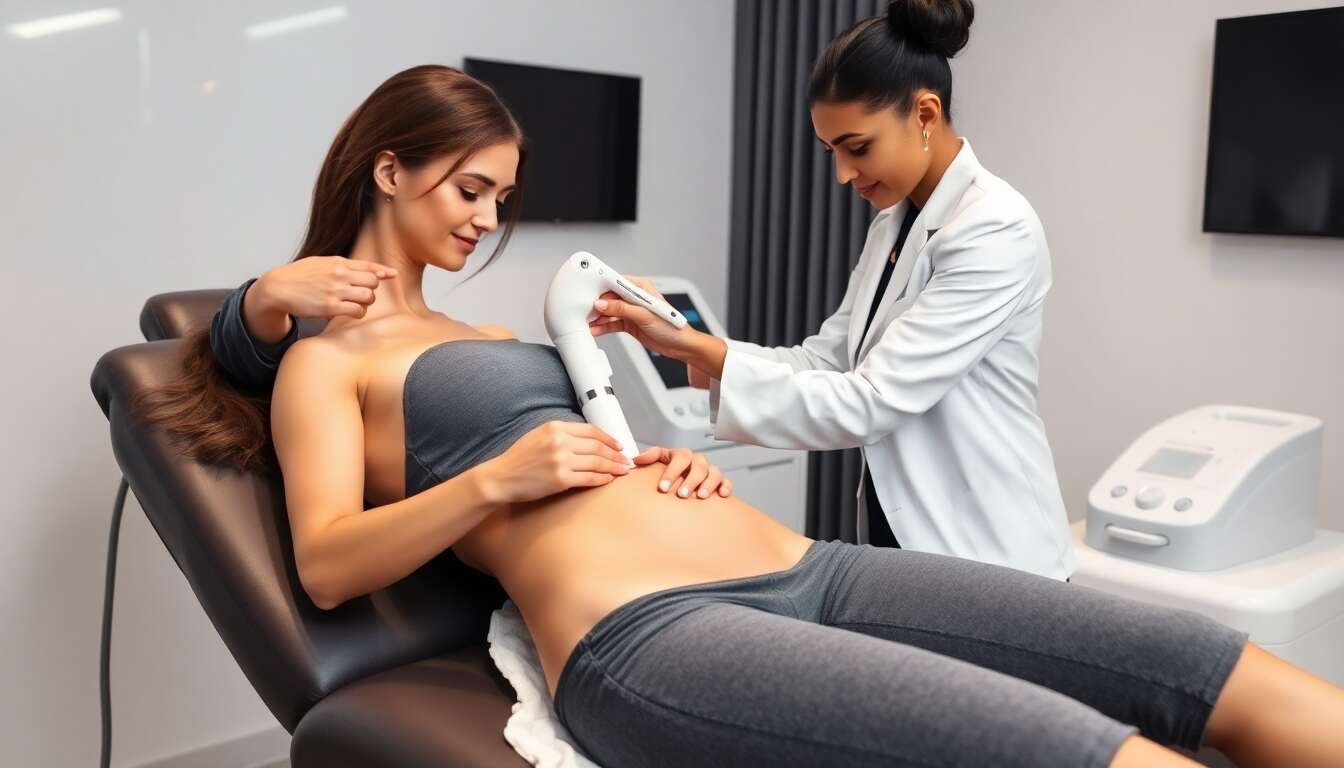 Zones du corps idéales pour la criolipolyse : abdomen et cuisses