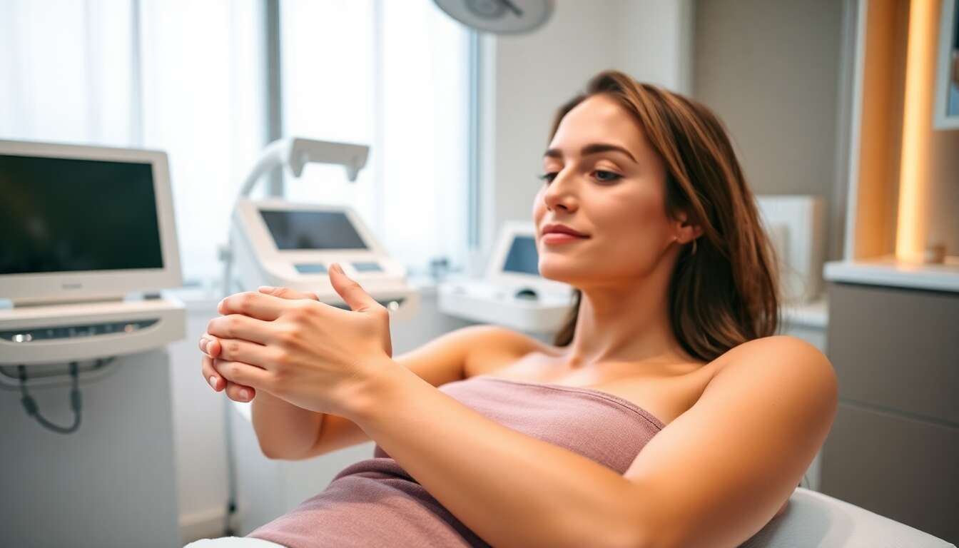 Cryolipolyse pour les bras : une solution adaptée